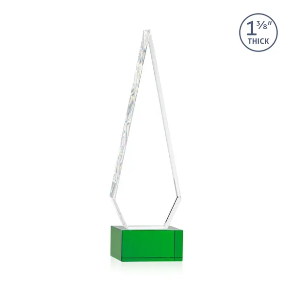 This Optical Crystal Springfield Award on base features an elongated, tall... from ASI 84592 St Regis Group / St Regis