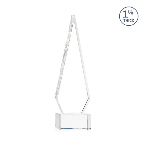 This Optical Crystal Springfield Award on base features an elongated, tall... from ASI 84592 St Regis Group / St Regis