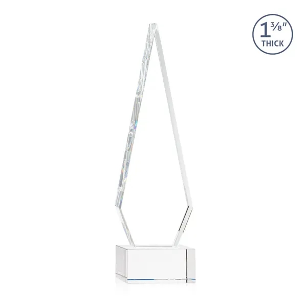 This Optical Crystal Springfield Award on base features an elongated, tall... from ASI 84592 St Regis Group / St Regis