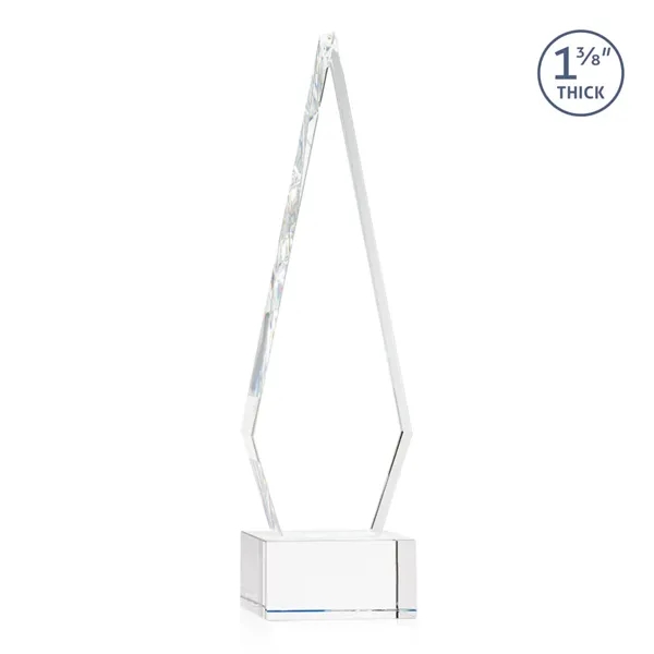 This Optical Crystal Springfield Award on base features an elongated, tall... from ASI 84592 St Regis Group / St Regis