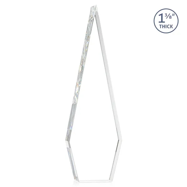 This Optical Crystal Springfield Award on base features an elongated, tall... from ASI 84592 St Regis Group / St Regis