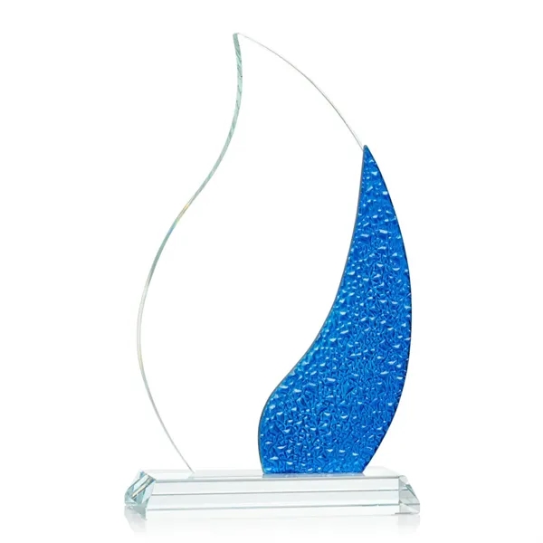The Oakley Flame VividPrint™ Award is a radiant Starfire Crystal masterpiece... from ASI 84592 St Regis Group / St Regis