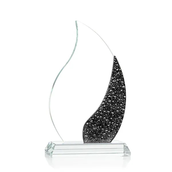 The Oakley Flame VividPrint™ Award is a radiant Starfire Crystal masterpiece... from ASI 84592 St Regis Group / St Regis