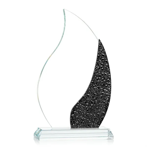 The Oakley Flame VividPrint™ Award is a radiant Starfire Crystal masterpiece... from ASI 84592 St Regis Group / St Regis