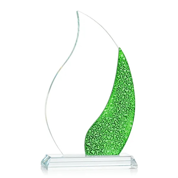 The Oakley Flame VividPrint™ Award is a radiant Starfire Crystal masterpiece... from ASI 84592 St Regis Group / St Regis