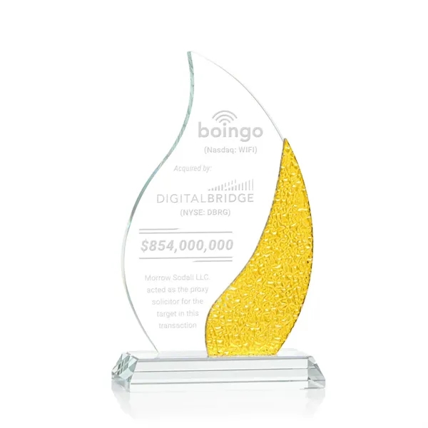 The Oakley Flame Award is a radiant Starfire Crystal masterpiece that... from ASI 84592 St Regis Group / St Regis