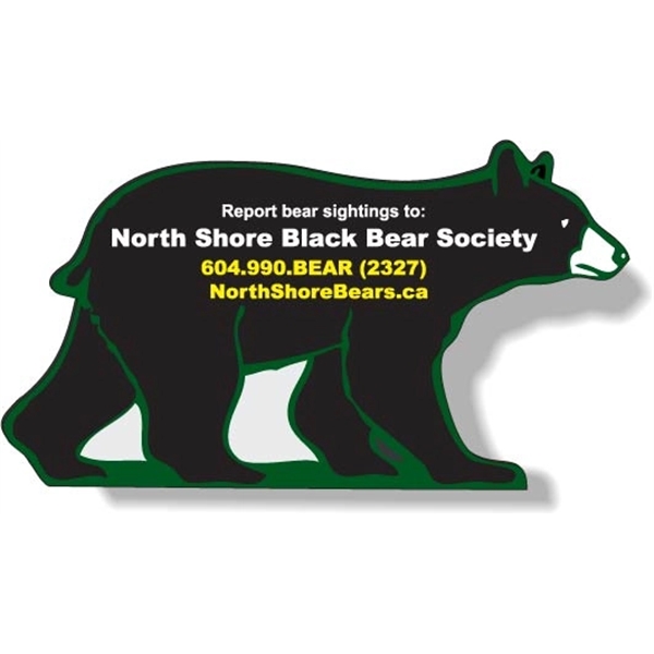 Custom Shape Vinyl Memo Magnet Screen-printed in PMS Spot Color(s).... from ASI 87400 ArtechPro