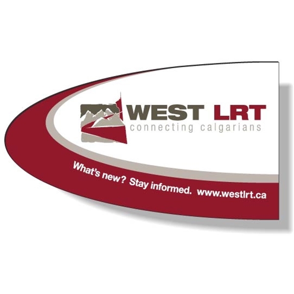 Custom Shape Vinyl Memo Magnet Screen-printed in PMS Spot Color(s).... from ASI 87400 ArtechPro