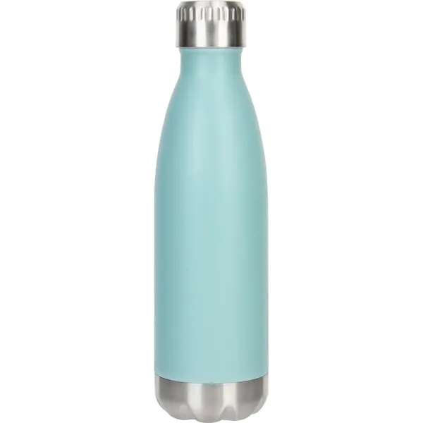 17-ounce bottle with double-wall insulation and a lid.... from ASI 57653 Gold Bond