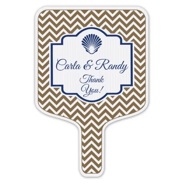 Shaped Hand Fan... from ASI 77280 Pepco Poms