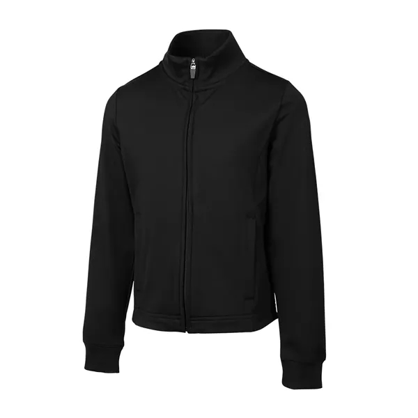 Our full-zip Girls' Nu Fitness Jacket is a modern athleisure style... from ASI 44620 Charles River Apparel