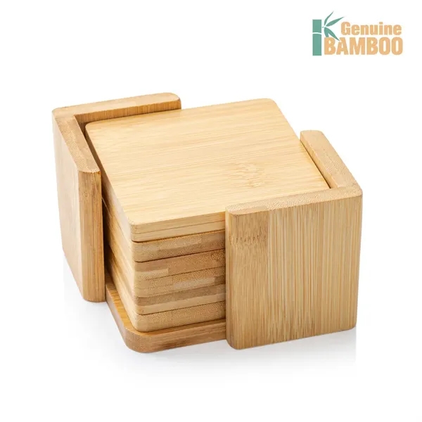 The Burke Bamboo Coaster Set includes 6 square coasters.... from ASI 84592 St Regis Group