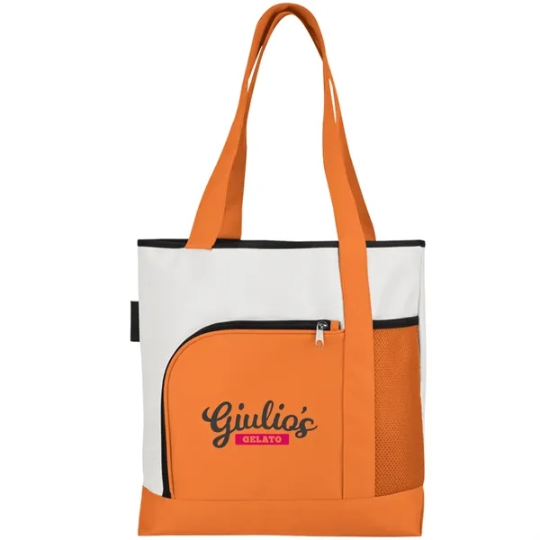 Two tone 600D polyester large capacity tote.... from ASI 31517 Admart Products / Admart Line