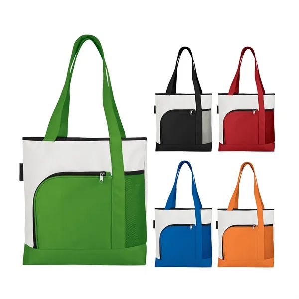 Two tone 600D polyester large capacity tote.... from ASI 31517 Admart Products / Admart Line