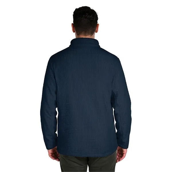 Our Men's Terrain Textured Fleece Jacket is a  wind and... from ASI 44620 Charles River Apparel