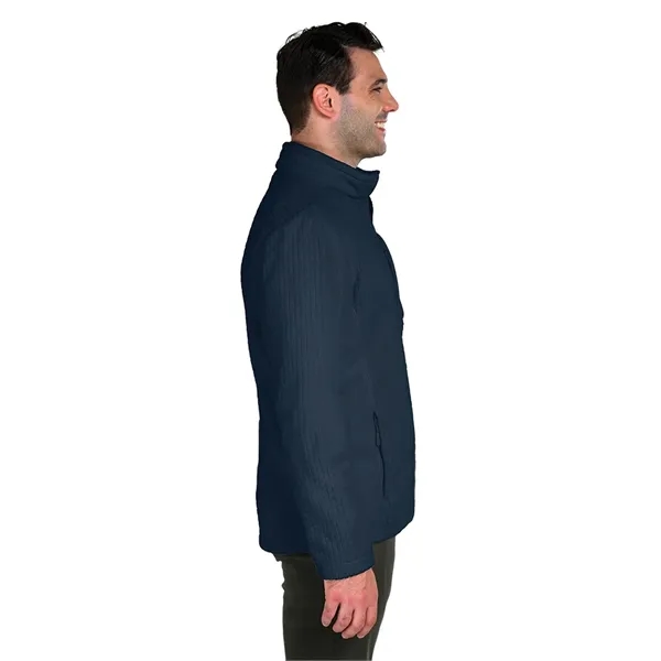 Our Men's Terrain Textured Fleece Jacket is a  wind and... from ASI 44620 Charles River Apparel