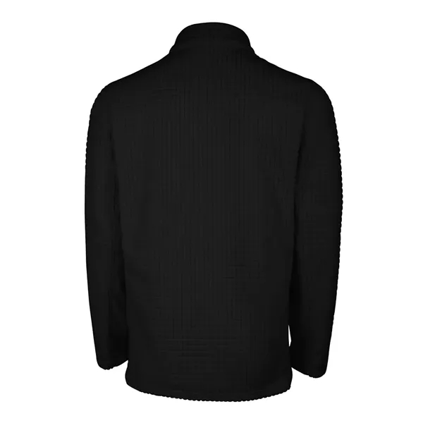 Our Men's Terrain Textured Fleece Jacket is a  wind and... from ASI 44620 Charles River Apparel