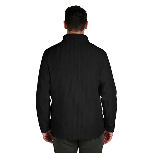 Our Men's Terrain Textured Fleece Jacket is a  wind and... from ASI 44620 Charles River Apparel