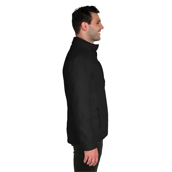 Our Men's Terrain Textured Fleece Jacket is a  wind and... from ASI 44620 Charles River Apparel