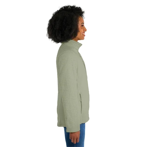 Our Women's Terrain Textured Fleece Jacket is a  wind and... from ASI 44620 Charles River Apparel