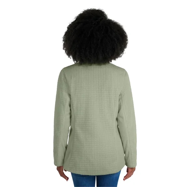 Our Women's Terrain Textured Fleece Jacket is a  wind and... from ASI 44620 Charles River Apparel