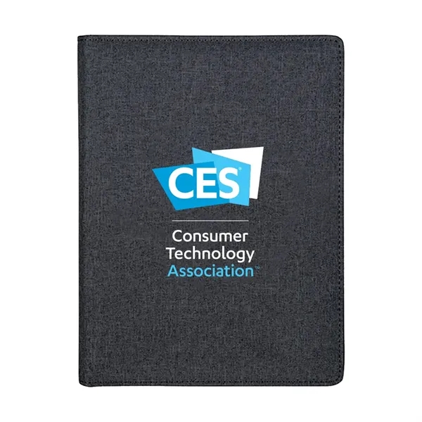 Linen tech organizer portfolio notebook.... from ASI 31517 Admart Products / Admart Line