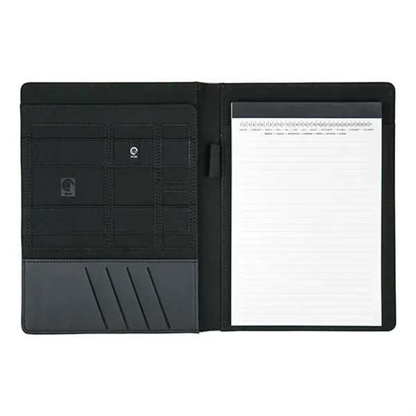 Linen tech organizer portfolio notebook.... from ASI 31517 Admart Products / Admart Line
