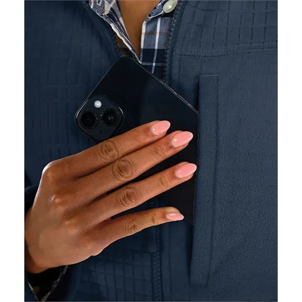 Our Women's Terrain Textured Fleece Jacket is a  wind and... from ASI 44620 Charles River Apparel