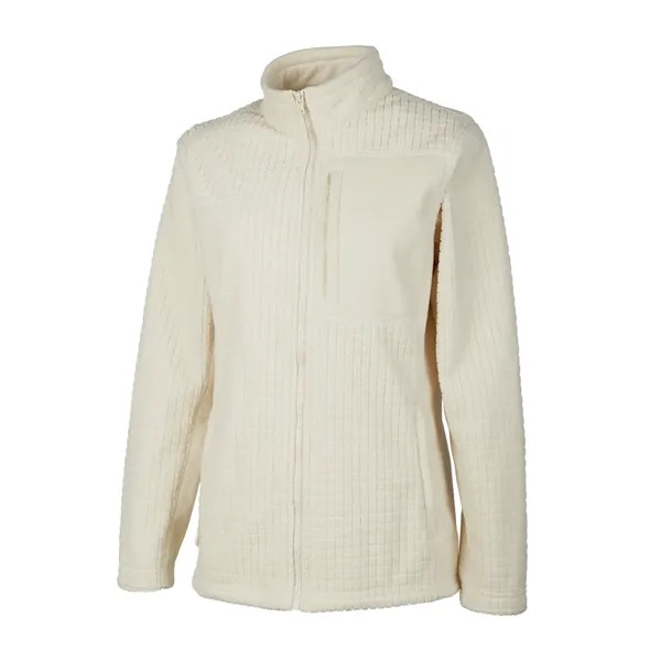 Our Women's Terrain Textured Fleece Jacket is a  wind and... from ASI 44620 Charles River Apparel