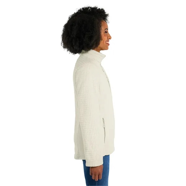 Our Women's Terrain Textured Fleece Jacket is a  wind and... from ASI 44620 Charles River Apparel