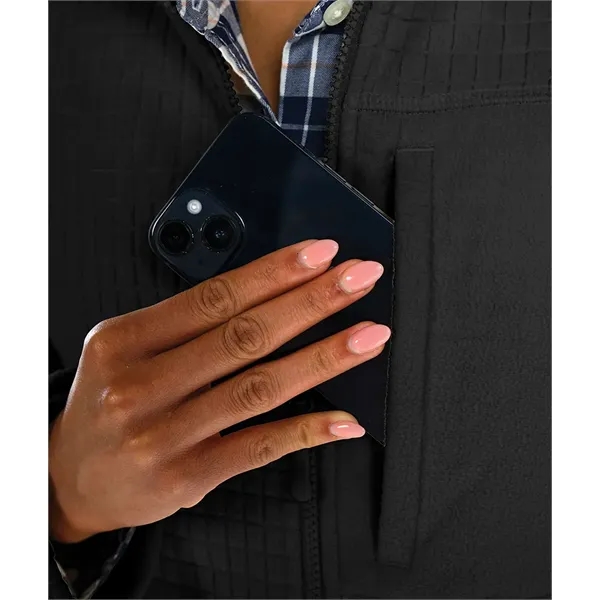 Our Women's Terrain Textured Fleece Jacket is a  wind and... from ASI 44620 Charles River Apparel