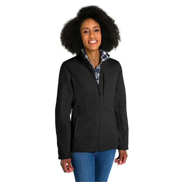 Our Women's Terrain Textured Fleece Jacket is a  wind and... from ASI 44620 Charles River Apparel