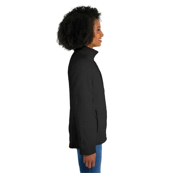 Our Women's Terrain Textured Fleece Jacket is a  wind and... from ASI 44620 Charles River Apparel