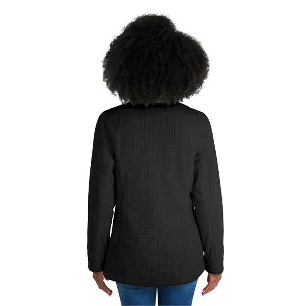 Our Women's Terrain Textured Fleece Jacket is a  wind and... from ASI 44620 Charles River Apparel