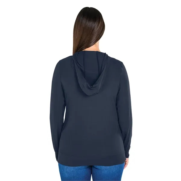 Our comfortable Women's Pulse Performance Quarter Zip Hoodie, has UV protection,... from ASI 44620 Charles River Apparel