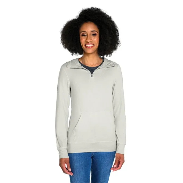 Our comfortable Women's Pulse Performance Quarter Zip Hoodie, has UV protection,... from ASI 44620 Charles River Apparel