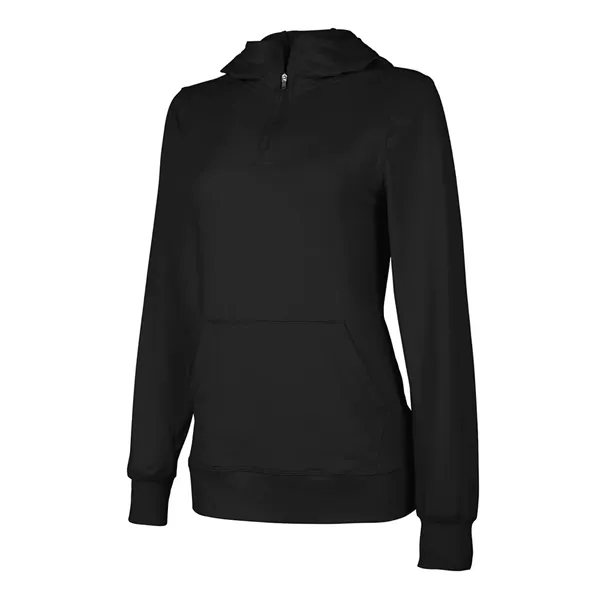Our comfortable Women's Pulse Performance Quarter Zip Hoodie, has UV protection,... from ASI 44620 Charles River Apparel