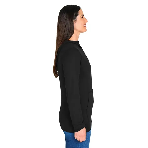 Our comfortable Women's Pulse Performance Quarter Zip Hoodie, has UV protection,... from ASI 44620 Charles River Apparel