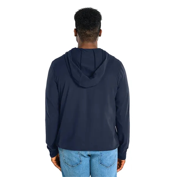 Our comfortable Men's Pulse Performance Quarter Zip Hoodie, has UV protection,... from ASI 44620 Charles River Apparel