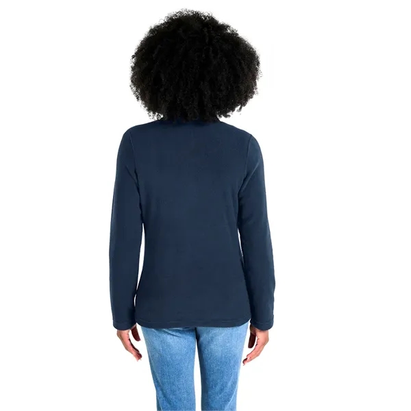 Our Women's Compass Fleece Pullover is a midweight, 100% polyester quarter-zip... from ASI 44620 Charles River Apparel