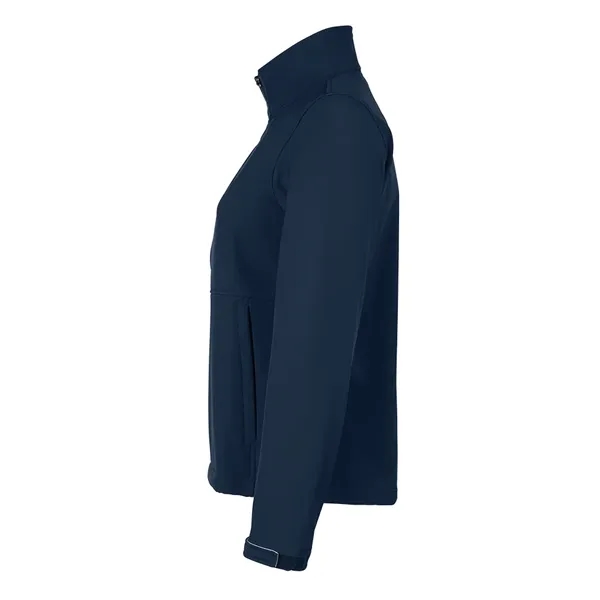 Our wind and water-resistant Women's Supreme Soft Shell Jacket has a... from ASI 44620 Charles River Apparel