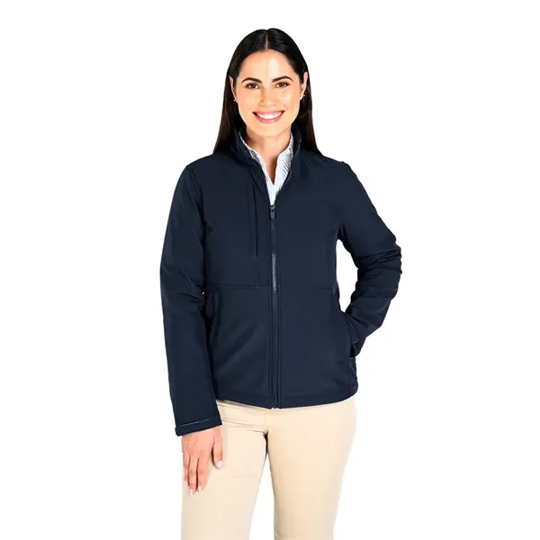 Our wind and water-resistant Women's Supreme Soft Shell Jacket has a... from ASI 44620 Charles River Apparel