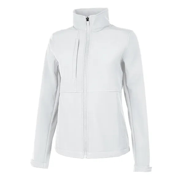 Our wind and water-resistant Women's Supreme Soft Shell Jacket has a... from ASI 44620 Charles River Apparel