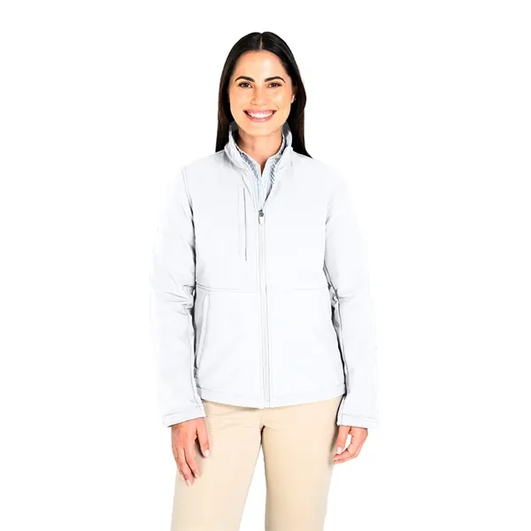 Our wind and water-resistant Women's Supreme Soft Shell Jacket has a... from ASI 44620 Charles River Apparel