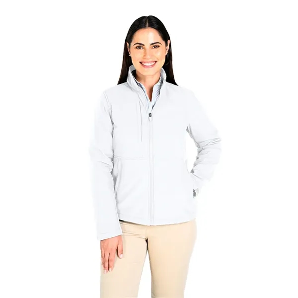Our wind and water-resistant Women's Supreme Soft Shell Jacket has a... from ASI 44620 Charles River Apparel