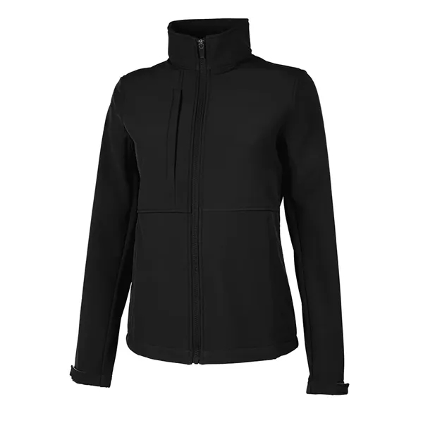 Our wind and water-resistant Women's Supreme Soft Shell Jacket has a... from ASI 44620 Charles River Apparel