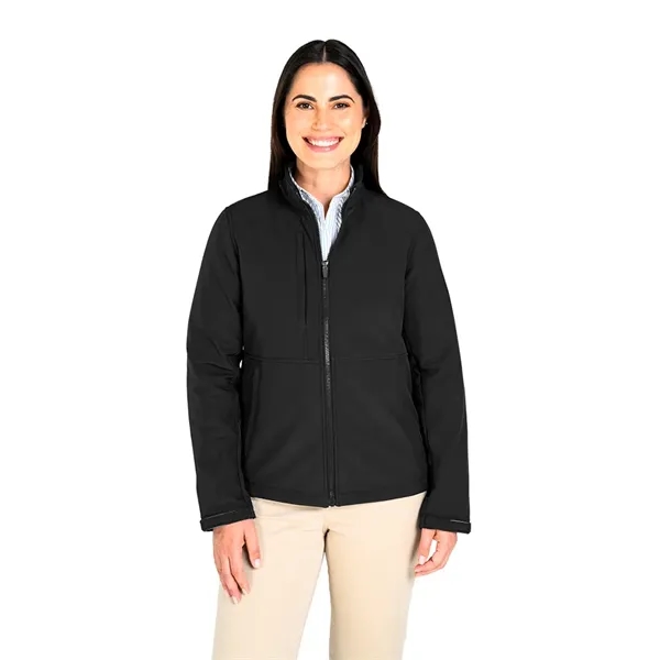 Our wind and water-resistant Women's Supreme Soft Shell Jacket has a... from ASI 44620 Charles River Apparel