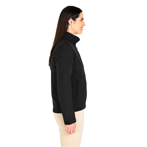 Our wind and water-resistant Women's Supreme Soft Shell Jacket has a... from ASI 44620 Charles River Apparel
