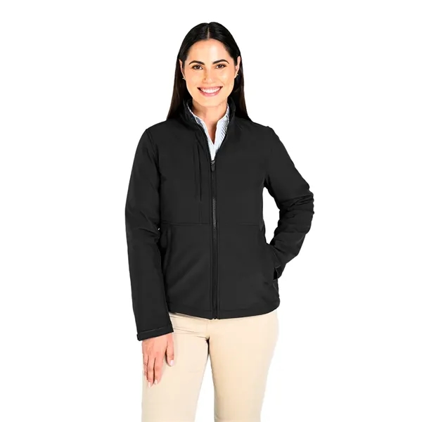 Our wind and water-resistant Women's Supreme Soft Shell Jacket has a... from ASI 44620 Charles River Apparel