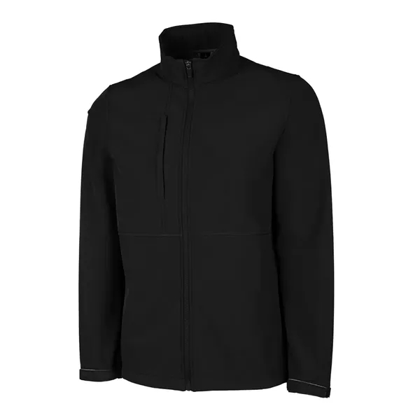 Our wind and water-resistant Men's Supreme Soft Shell Jacket has a... from ASI 44620 Charles River Apparel